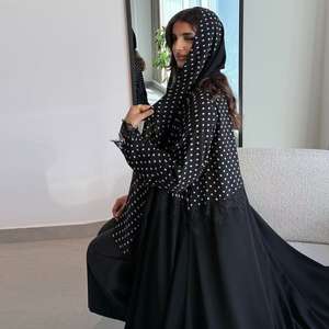 Personalización de Fábrica, Personalización de Logotipo, OEM, ODM, Abaya Árabe Saudí, Ropa Islámica Modesta para Mujer, Túnica Maxi Musulmana de Moda - Product Image 3