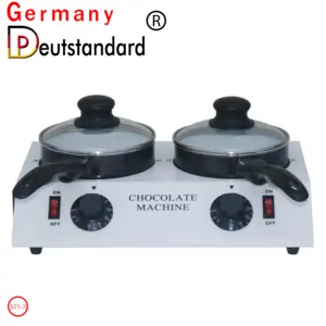 Elektrische Chocolade Smelt Warme Chocolademelk Smeltende Machine Dubbele Potten Capaciteit/