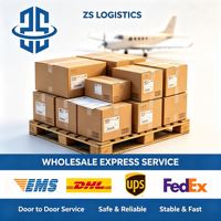 Transitario de Carga Confiable en China, ZS LOGISTICS, Socio de 1688, Recogida Aérea, Bajo Costo, Puerta a Puerta, Envío Exprés Global con Seguro, Envío en 2 Días