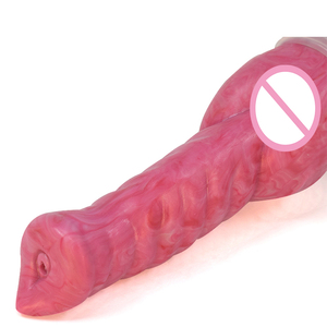 Consolador <span class=keywords><strong>de</strong></span> caballo <span class=keywords><strong>de</strong></span> bestia <span class=keywords><strong>de</strong></span> 26CM <span class=keywords><strong>de</strong></span> largo-Consolador <span class=keywords><strong>de</strong></span> silicona cabeza desigual Super estimulación Juguetes sexuales para mujeres/mujeres usuarios sexo divertido juguete para adultos - Product Image 4