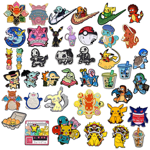 Broches et badges en métal personnalisés, émail dur ou souple, motifs anime et dessins animés mignons, vente en gros pour fabricants - Product Image 1