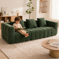 Canapé modulaire à bulles avec support OEM/ODM, canapé en tissu sur mesure, couleur personnalisable, mousse haute densité pour la maison, l'appartement et l'hôtel