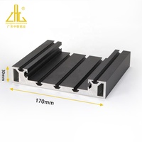 Module personnalisé Rail de guidage en aluminium 6063 6061 Modules coulissants linéaires Profilés en aluminium Plate-forme de dérapage mécanique Ensembles glissants