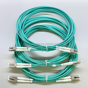 Factory Direct 3M LC to LC OM3 Multimode Duplex Fiber Patch Cord 50 125 Aqua LSZH Fiber Optic <b>Cable</b> for 10G Data Center Network - Product Image 6