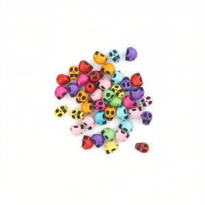 ILAN Abalorios Calavera 8x10mm Cuentas Multicolor para Fabricación de Joyas - Product Image 2