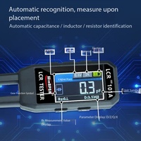 Mini Pinza Inteligente Eléctrica, Probador de Puente LCR, Medidor de Resistencia, Capacitancia, Inductancia, Continuidad y Diodos SMD ESR