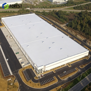 Structure en acier de conception personnalisée pour entrepôt industriel, terminal de stockage automatisé à haut débitement - Product Image 1
