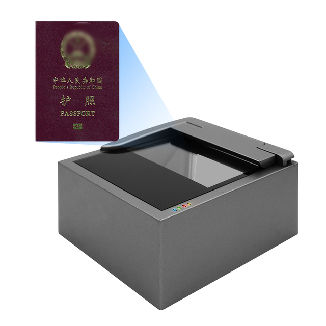 Sinosecu On-premises Embedded OCR Passport Scanner & ID Card Reader USB Interface Kiosk and ATM EGate Integration in Stock