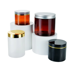 Frascos de PET transparentes de 100ml, 200ml, 300ml, 350ml y 500ml para envasado al por mayor de té de hierbas y suplementos alimenticios, con soporte personalizado. - Product Image 4