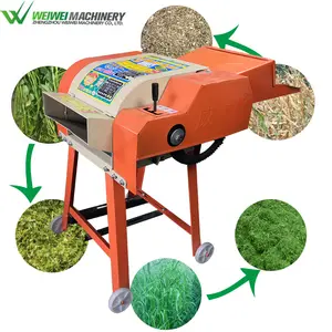Weiwei Manufacturer Feed Processing Animal Hay Crop Straw Cutter Silage Grass Chopper Cutting Chaff Cutter Machine