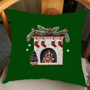 扔枕套十字绣套装手工工艺品扔枕套圣诞刺绣套装初学者 - Product Image 2