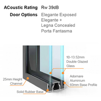 Cloison de bureau en verre sans cadre, cloison en verre à vue complète, systèmes de murs modulaires démontables, solution pour le bureau