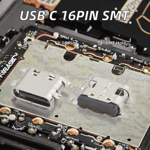 מחבר USB Type C במהירות גבוהה נחושת 16P 24V 3A 1.5m - Product Image 2