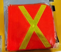Fouet de sécurité LED éclairé de 1,5 m - Pôle de drapeau pour véhicule de chantier, camion pour l'exploitation minière