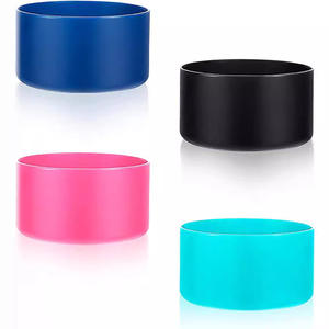 Sous-verre antidérapant en silicone avec logo imprimé personnalisé, adapté aux gobelets isothermes en acier inoxydable 32/40 oz. - Product Image 5