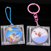 Vente en gros de boîtes personnalisées pour albums vinyles, porte-clés transparents Kpop, mini porte-clés CD HUANDAO, porte-clés CD NFC