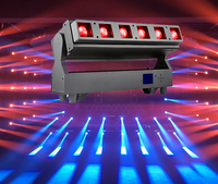 Nueva llegada DJ disco bar luz Control de píxeles 6X40w rgbw individual Led lavado Zoom cabeza móvil barra de luz X4