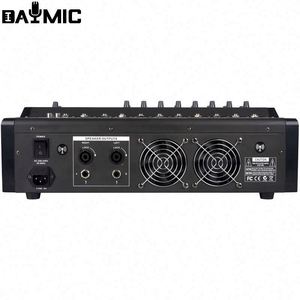 มิกเซอร์เสียง AOSHEN 8 แชนแนล 16 DSP Echo 2 กำลังขับ 300 วัตต์ 8 โอห์ม พร้อมพอร์ต USB และบลูทูธ รองรับไมโครโฟนไร้สาย 2 ตัว - Product Image 5