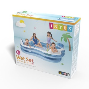 <span class=keywords><strong>Piscine</strong></span> gonflable carrée <span class=keywords><strong>Intex</strong></span> 56475 en PVC durable et écologique avec dossier, pour la famille, interaction parent-enfant, extérieur, pour enfants - Product Image 3