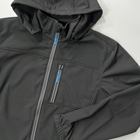 Herren Winter Soft shell Jacke für Outdoor-Sport und Arbeit Wasserdichte Wind jacke mit Stehkragen Dünn Bequem zum Wandern
