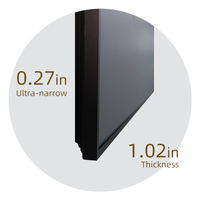 Écran PRO 84"~150" T-Prism UST ALR à Cadre Fixe Bord Ultra Fin pour TV Laser/Projecteurs à Ultra Courte Focale