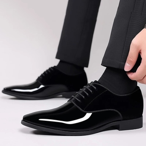 Large Size Patent Leather Casual Business s Lace up Formal Office Men Dress s Luxury Party Wedding Oxfords Autumn - Product Image 4