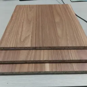 Tablero de partículas de melamina de grano de madera