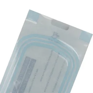 200 pièces CE ISO de qualité médicale emballage Transparent pochette de thermoscellage dentaire pochette de stérilisation auto-scellante