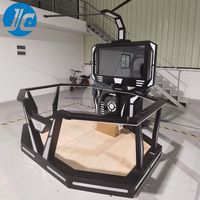 Máquina de juegos de arcade de tiro Realidad virtual Mini plataforma VR Simulador de espacio para caminar