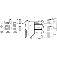 Weidmuller 7760054115 Conditionneurs de signal Act20p-Ci-2co-S Tension analogique à courant Duplicateur de signal galvanique Séparateur d'isolateur