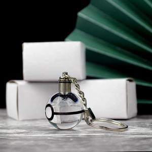 3D grabado Animal LED noche luz único 3D Animal diseño <span class=keywords><strong>bola</strong></span> de cristal colgante joyería coleccionable - Product Image 3