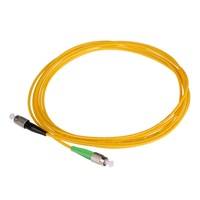 Kabel Patch Fiber Optik Single Mode Simplex 1 Core FC SC SM 9/125um OS2 G652D G657A1 Panjang Sesuai Pesanan, Kabel Jumper Berjaket Kuning