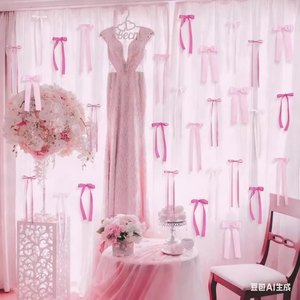 Bâtons de Soirée en Ruban de Soie Coloré avec Clochettes et Manche en Bois pour <span class=keywords><strong>Mariage</strong></span> et Fête - Vente en Gros - Product Image 3