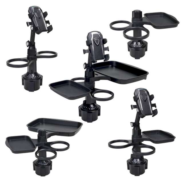 Plastic Car Phone Holder Stand Multi-Function Dashboard Mount for SUV/Truck Compatible iPhone Samsung Other Android Smartphones