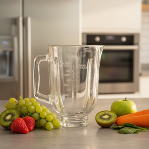 Glazen blenderdeksel, solide constructie, anti-scheur, perfecte pasvorm voor huishoudelijke en commerciële sapcentrifuges - Product Image 2
