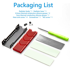 Disipador de Calor de Aluminio para SSD M2 2280, con Almohadilla Térmica de Silicona para PC de Escritorio y PS5 - Product Image 5