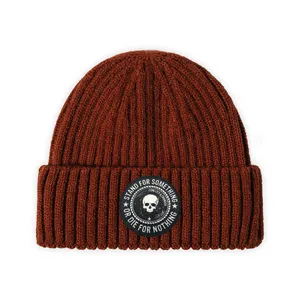 Bonnet d'hiver personnalisé en tricot avec impression sur toute la surface Bonnets de haute qualité en maille jacquard mohair avec logo personnalisé