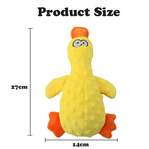 Giocattolo da Masticare per Cani a Forma di Anatra Divertente, Resistente ed Ecologico con Carta Frusciante all'Interno, Peluche a Forma di Uccello - Product Image 6