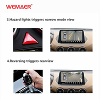 Caméra de recul CCD étanche Full HD 1080P ADAS 360° vue à vol d'oiseau pour Benz BMW Hilux Elantra Santa Fe