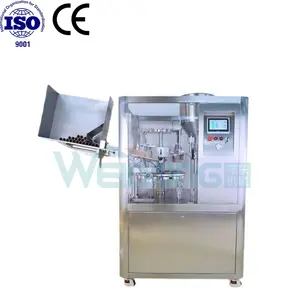 Automatic plastic tube filling and sealing machine