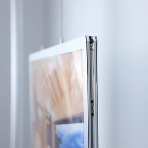 Desktop A4 Ultrathin Aluminum 2835 LED <b>Strip</b> Light Box Customizable <b>Magnetic</b> Double-Sided Restaurant Menu Board Poster Frame - Product Image 2