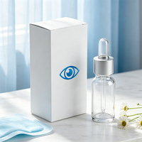 Boîte d'emballage personnalisée en carton rigide pour collyre avec impression de logo pour la vente en gros de produits médicaux