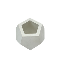 Nouvelles Idées de Produits 2025 Mini Pot de Jardin en Ciment Blanc Pot Décoratif pour la Maison