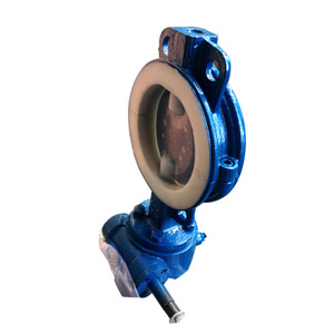 Válvula de mariposa tipo wafer con revestimiento de fluoropolímero Yihong, revestimiento de PTFE, ajuste bidireccional para medios químicos corrosivos - Product Image 1