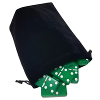 Jeu de dominos double six personnalisé, blocs de dominos multicolores et logo pour jouer au jeu de dominos
