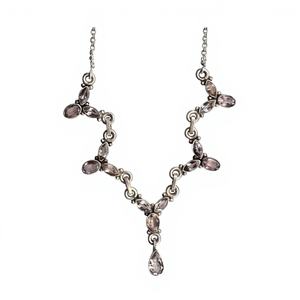 Collar de Plata de Ley 925 de Diseño Súper Elegante para Mujer, para Regalos de Boda, Compromiso, Aniversario y Fiesta - Product Image 1