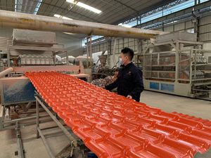 Bán buôn giá rẻ Đỏ ASA nhựa tổng hợp mái ngói sóng cách nhiệt tấm lợp bệnh zona cho ngôi nhà - Product Image 2