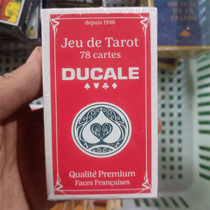 Kartu Oracle Jeu De <span class=keywords><strong>Tarot</strong></span> Prancis Ramah Lingkungan dengan Afirmasi Positif, Kartu <span class=keywords><strong>Tarot</strong></span> Kertas Marseille Deck dengan Buku Panduan untuk Hadiah - Product Image 5