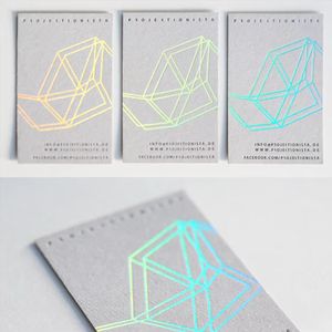 Kartu nama kertas seni dengan logo warna-warni custom, cetak ucapan terima kasih berkualitas tinggi untuk promosi - Product Image 6