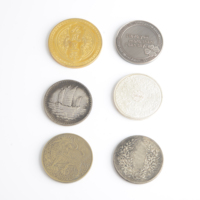 Pièce de Monnaie Personnalisée avec Logo Gravé, Artisanat Métallique Électroplaqué, Pièce Ronde Personnalisée, Conception sur Mesure, Cadeau Embossé